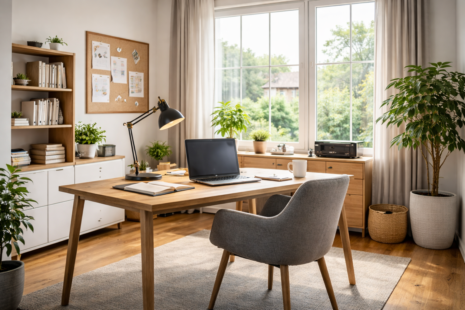 Modern office environment