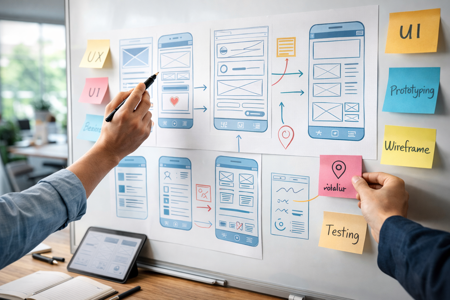 Agile development and iteration process